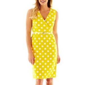 Evan Picone Dresses - Evan Picone Black Label Happy Polka Dot sz 10 Evan Picone Dresses - Evan Picone Black Label Happy Polka Dot sz 10